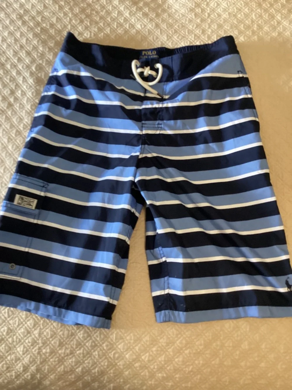 Polo Ralph Lauren boys size 14/16 swim board shorts
